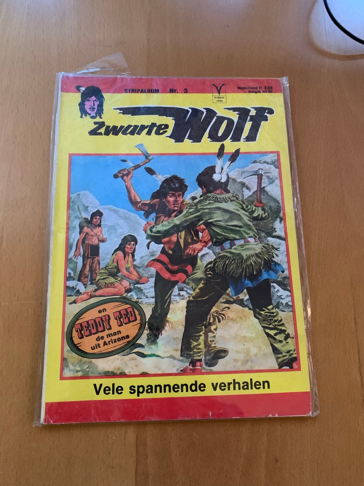 Zwarte Wolf Stripalbum Nr. 3 - Vele spannende verhalen, Eén stripboek, Ophalen of Verzenden, Gelezen