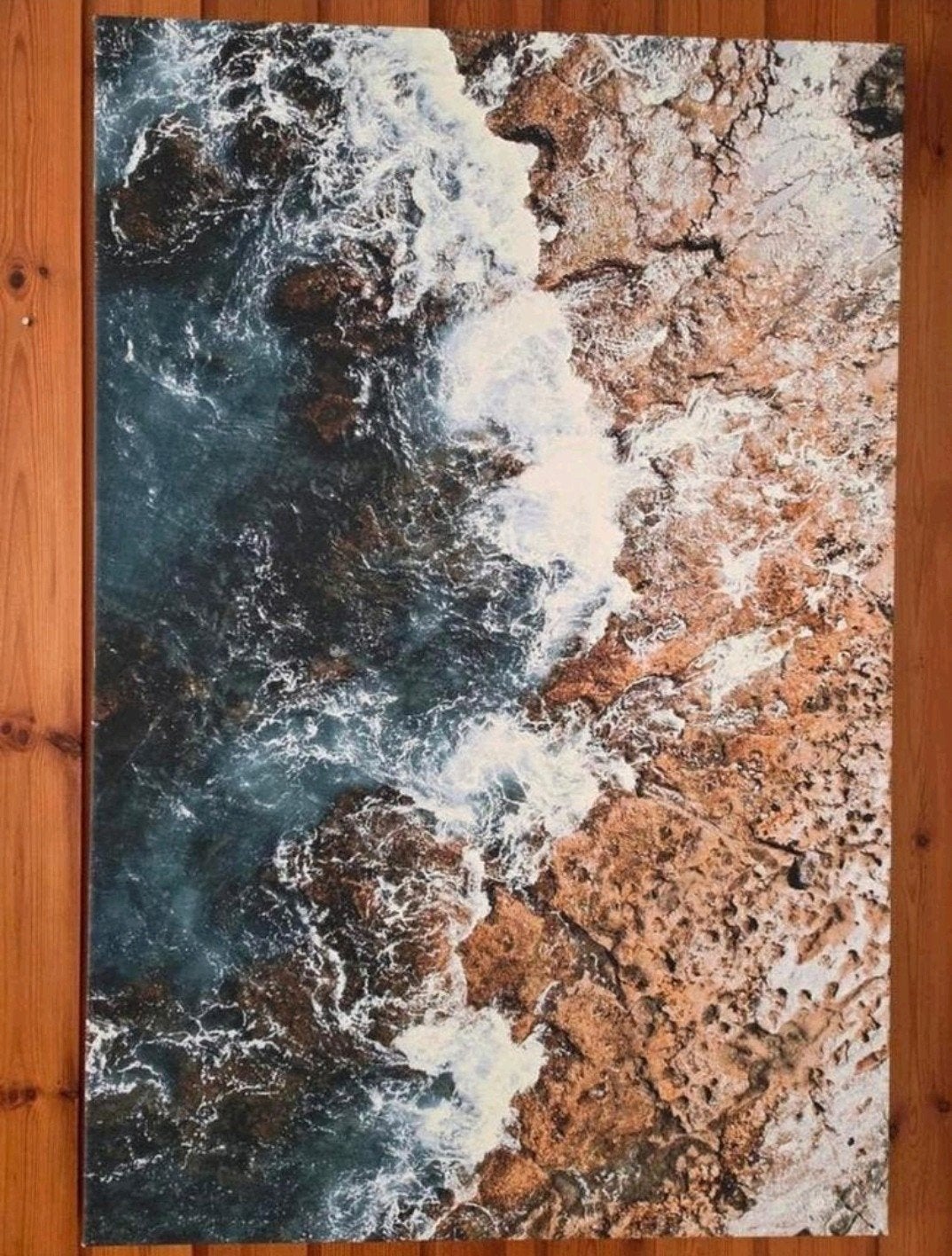 Canvas schilderij 60 x 90 - Faro Portugal (kust), Ophalen, Zo goed als nieuw, 50 tot 75 cm, Schilderij