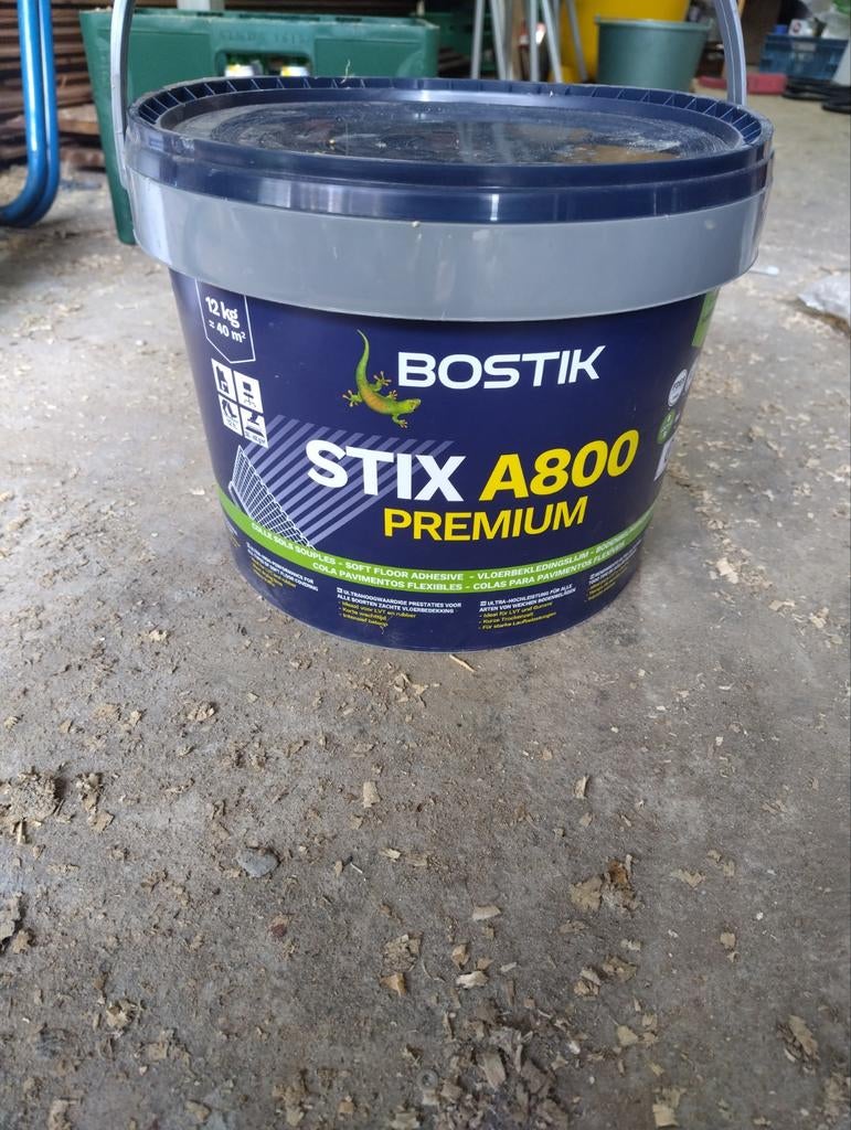 Bostik Stix A800 Premium Vloerlijm - 75% vol, 5 tot 10 liter, Ophalen of Verzenden, Gebruikt