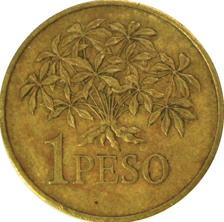 Guinee-Bissau 1 peso 1977, Postzegels en Munten, Munten | Afrika, Ophalen of Verzenden, Guinee, Losse munt
