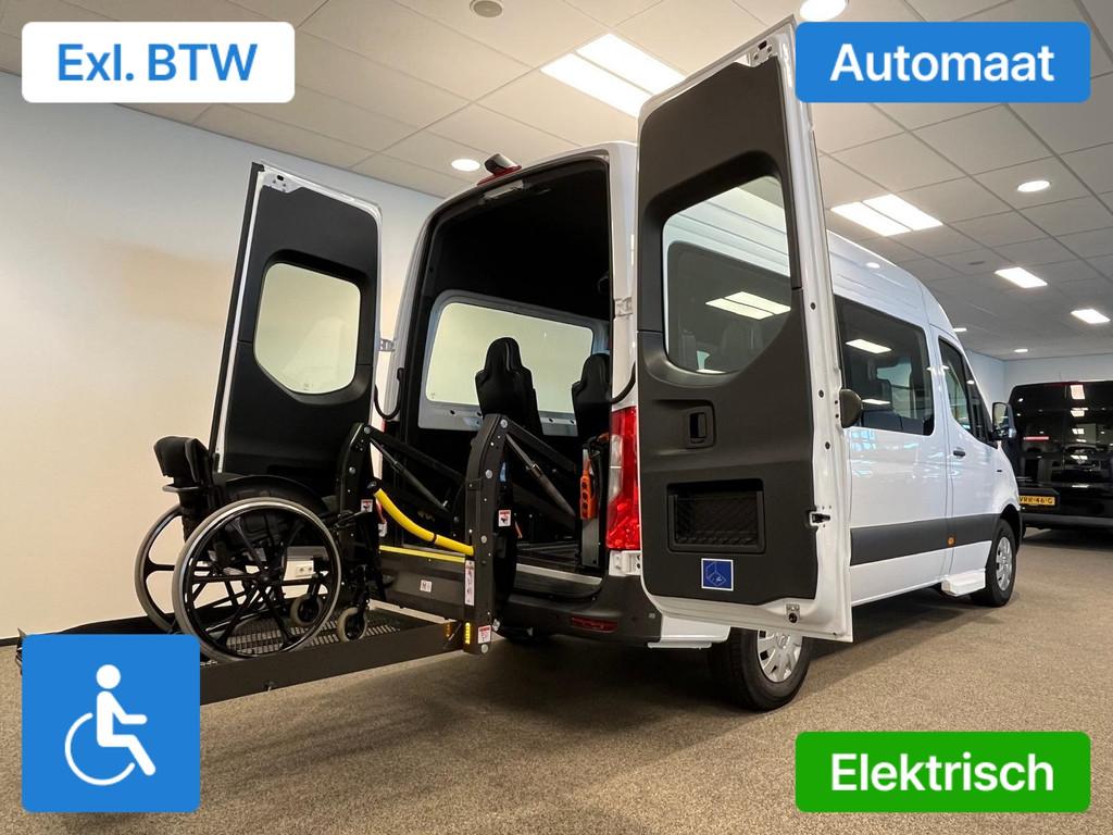 Mercedes eSprinter L2H2 Elektrisch Groepsvervoer Automaat, Gebruikt, Wit, Te koop, BTW verrekenbaar