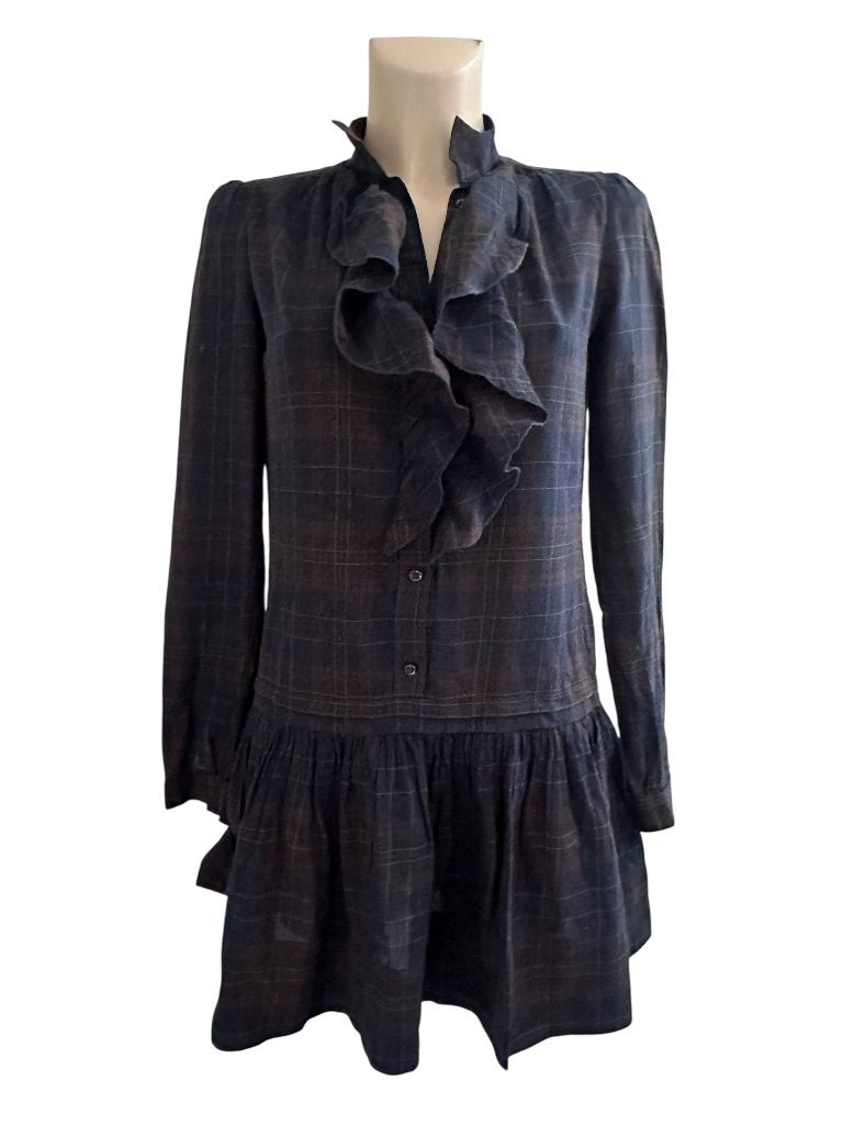 Tara Jarmon jurk M, Kleding | Dames, Blauw, Ophalen of Verzenden, Zo goed als nieuw, Onder de knie
