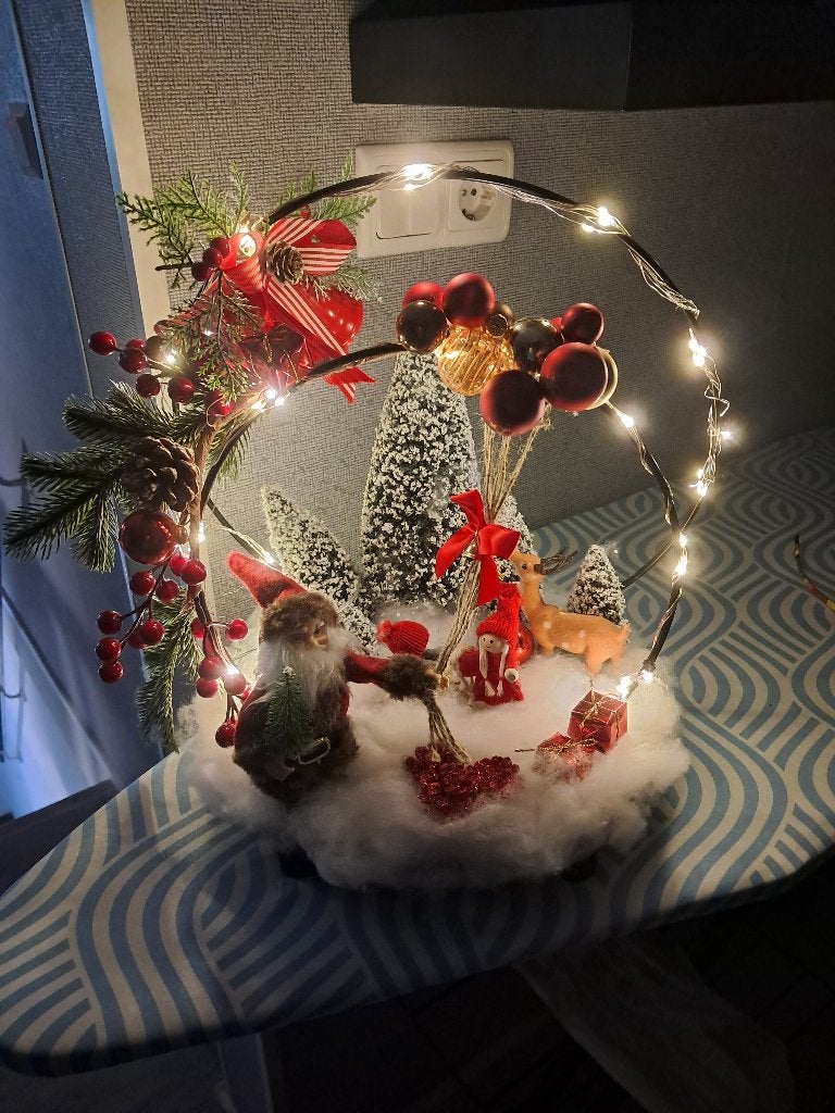 Kerst Decoratie mét licht Eigen Uniek ontwerp (LEZEN), Diversen, Ophalen of Verzenden, Nieuw