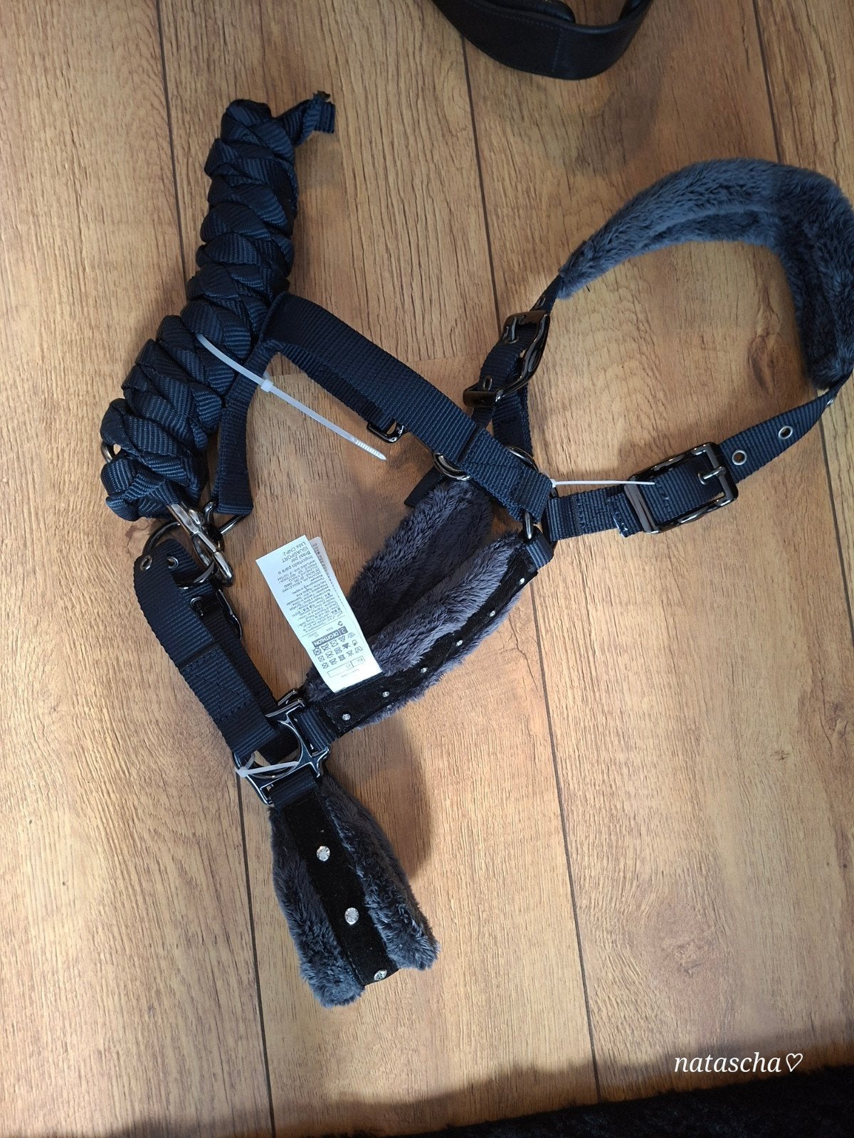pluche paarden halster met strass, Ophalen of Verzenden, Nieuw