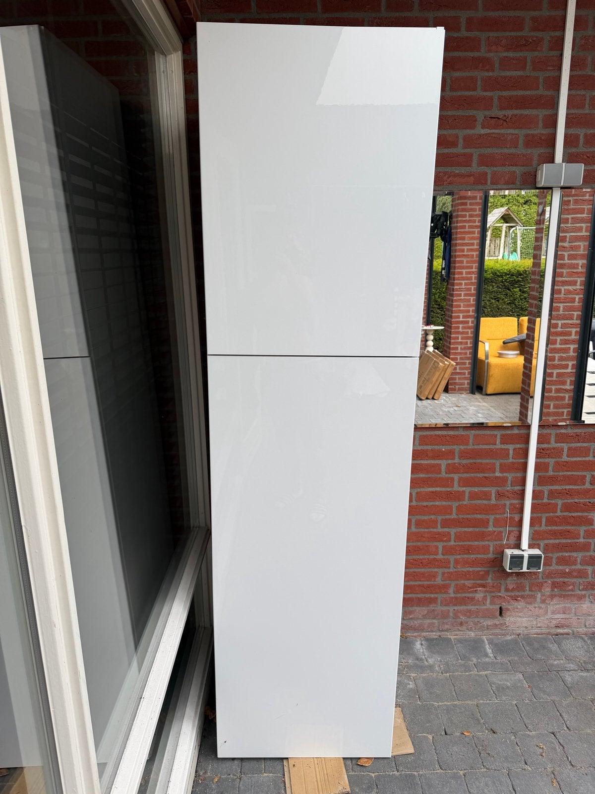 Nieuwe witte kast, 250 cm hoog, nu voor 120 euro, Ophalen, Nieuw