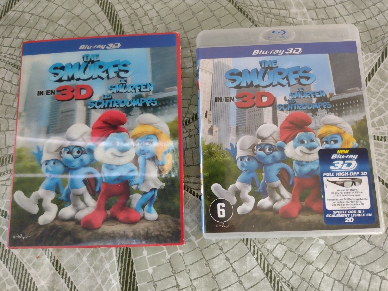 Blu ray 3D de Smurfen, Ophalen of Verzenden