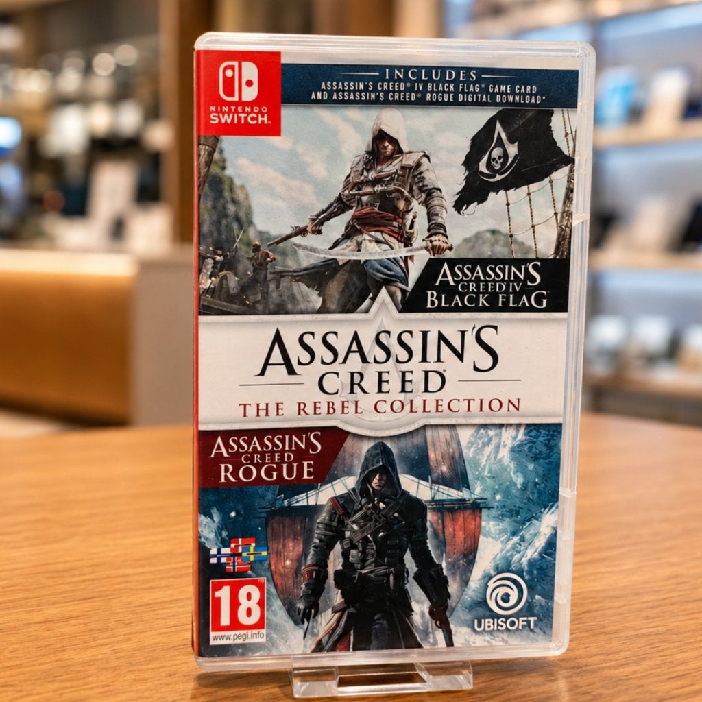 Assassin's Creed The Rebel Collection - In Nette Staat, Nintendo, Gebruikt, Support@nintendo.com, 11-1 Hokotate-cho, Kamitoba, Minami-ku
Kyoto 601-8501
Japan