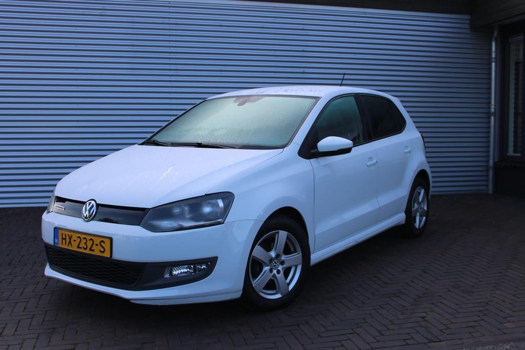 Volkswagen Polo 1.0 BlueMotion Edition (bj 2016), Voorwielaandrijving, Stof, Wit, Origineel Nederlands