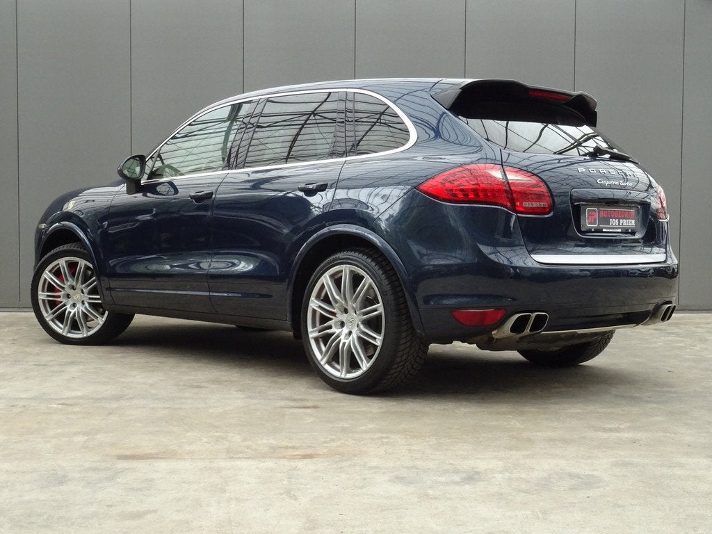 Porsche Cayenne 4.8 Turbo * 500 PK * PANORAMADAK !, Auto's, Porsche, Automaat, Gebruikt, Blauw, 2145 kg