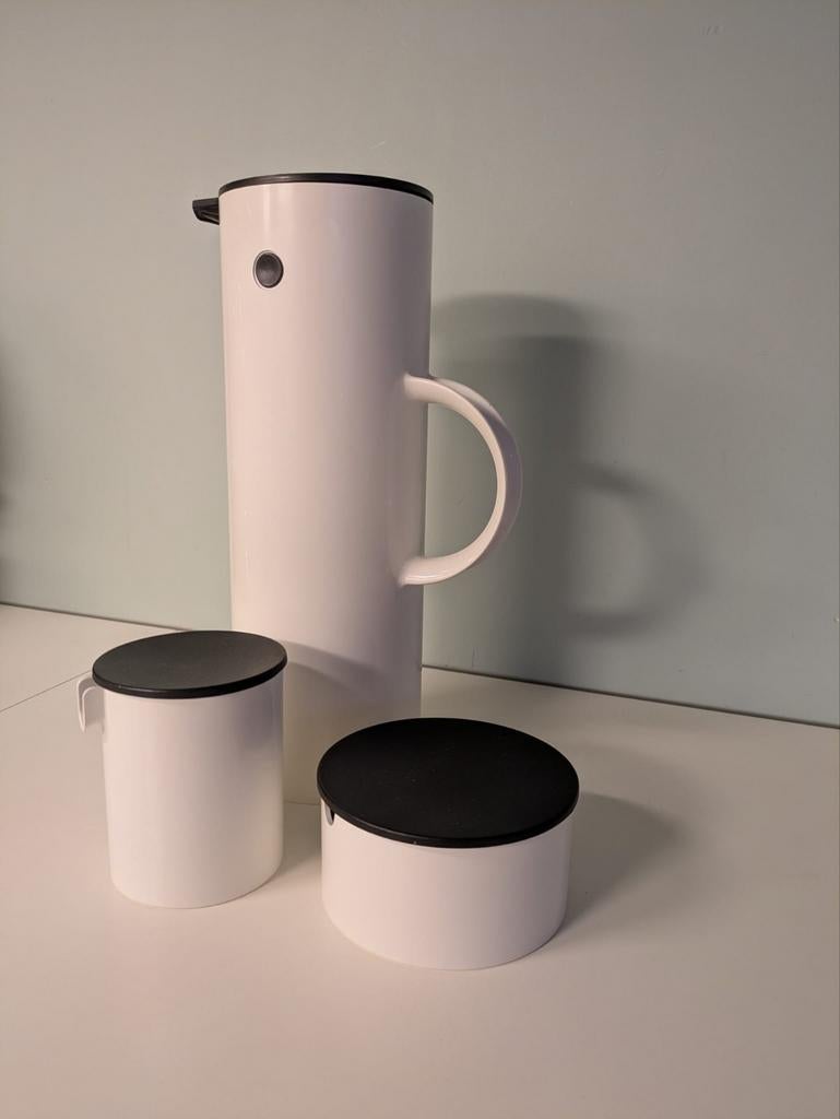 Originele Stelton EM77 thermoset – Erik Magnussen – wit, Huis en Inrichting, Ophalen of Verzenden, Zo goed als nieuw