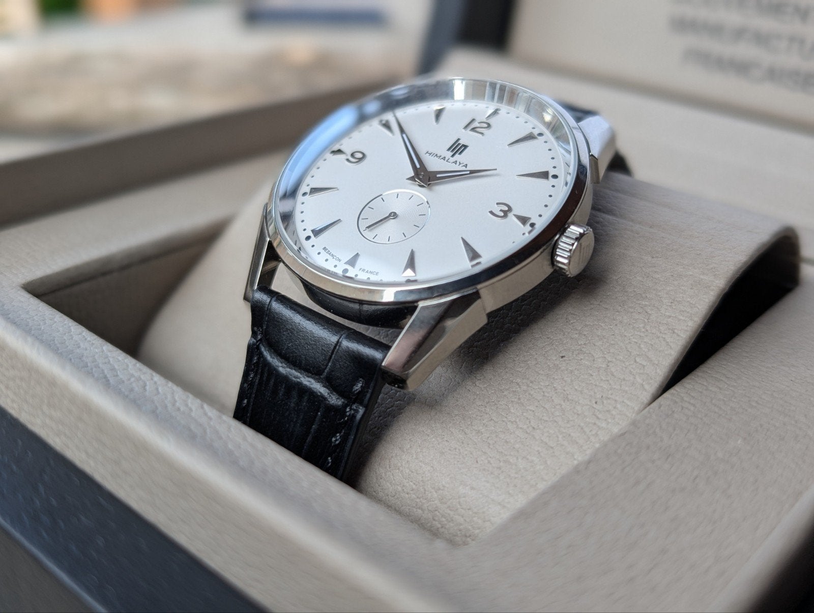 Lip klassiek horloge, Ophalen of Verzenden, Leer, Overige merken