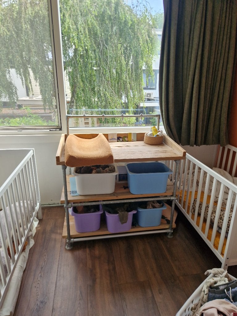Commode industriele stijl, Ophalen, 50 tot 70 cm, Opstaande rand, 100 cm of meer