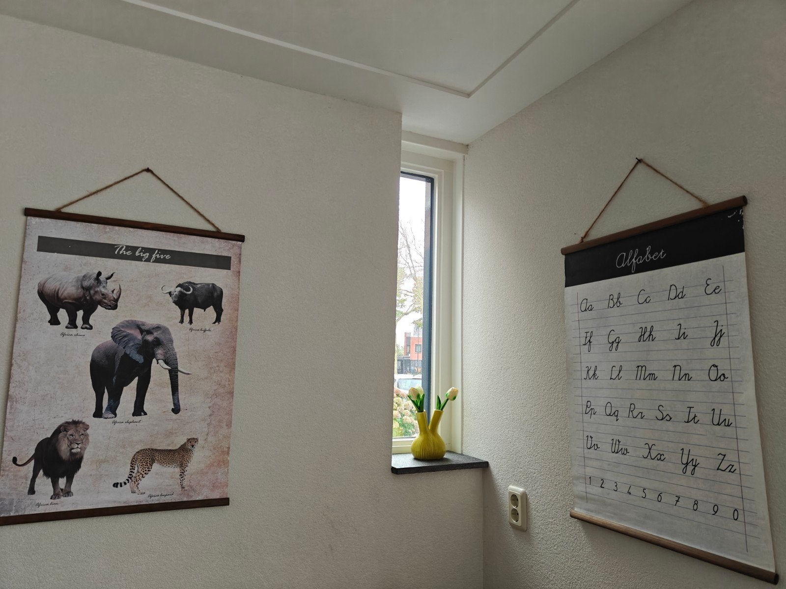 2 Schoolposters: Big Five en Alfabet, Ophalen of Verzenden, Overige thema's