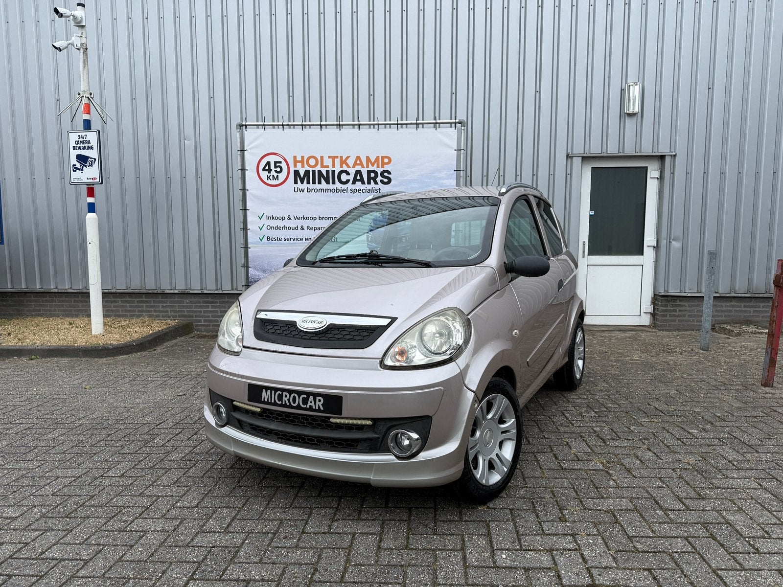 Microcar M.Go Brommobiel 45KM / CHAMPAGNE / YANMAR / 2009, Ophalen, Holtkampminicars@gmail.com, Holtkamp Minicars, 16 km/u of meer