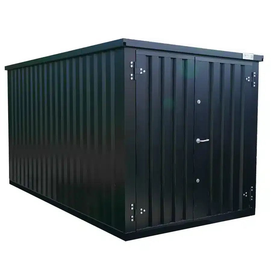 4 x 2 meter grote Container met Dubbele Deur en Extra's, Ophalen