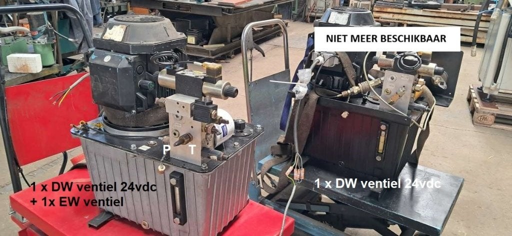 HYDRAULISCHE GROEP ABB / HYDREL POMP : 200 BAR , 9.6 CC, Ophalen of Verzenden, Zo goed als nieuw, Elektromotor, 1800 rpm of meer