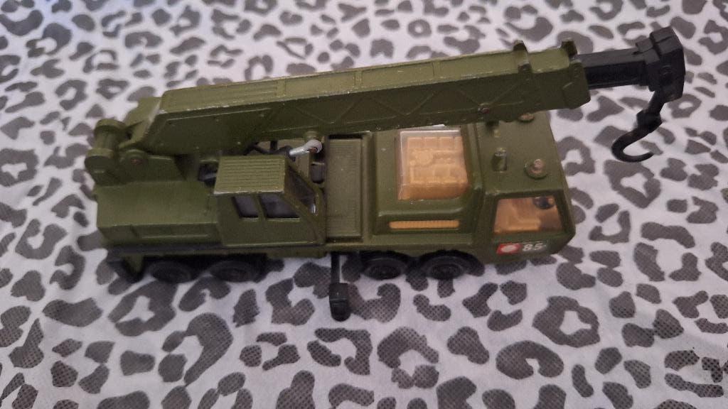 Matchbox Hercules Crane, Hobby en Vrije tijd, Modelauto's | 1:50, Ophalen of Verzenden, Gebruikt, Bus of Vrachtwagen, Matchbox