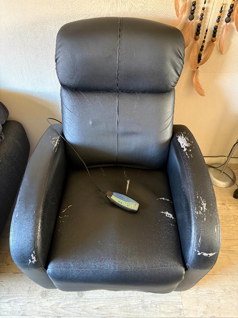Gratis stoel met massage functie, Ophalen, Gebruikt, 75 tot 100 cm, Metaal