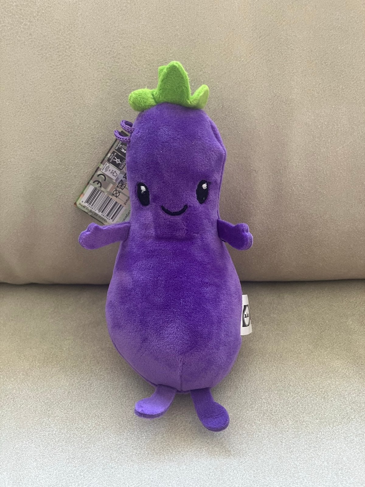 Nieuwe Lidl Mini's knuffel aubergine, Paars, Overige merken, Overige karakters, Overige typen