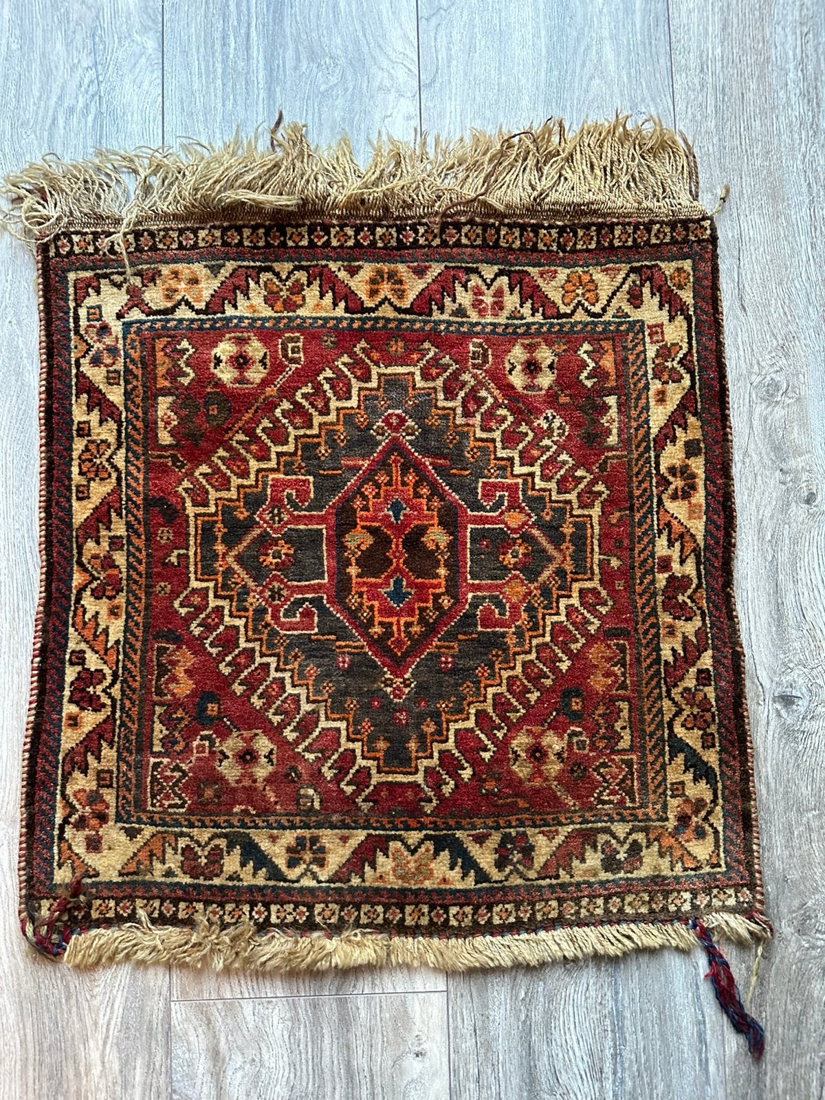 antieke tapijt, Antiek en Kunst, Antiek | Kleden en Textiel, Ophalen of Verzenden