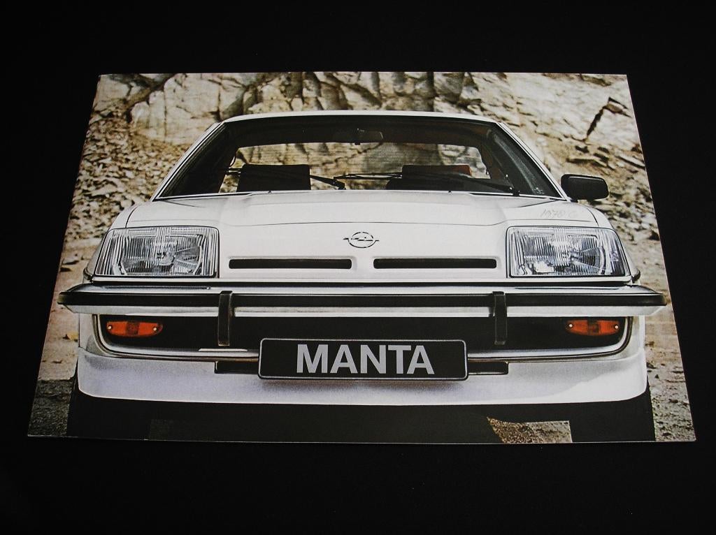 Opel Manta B, augustus 1977, Duits, Ophalen of Verzenden, Zo goed als nieuw, Opel