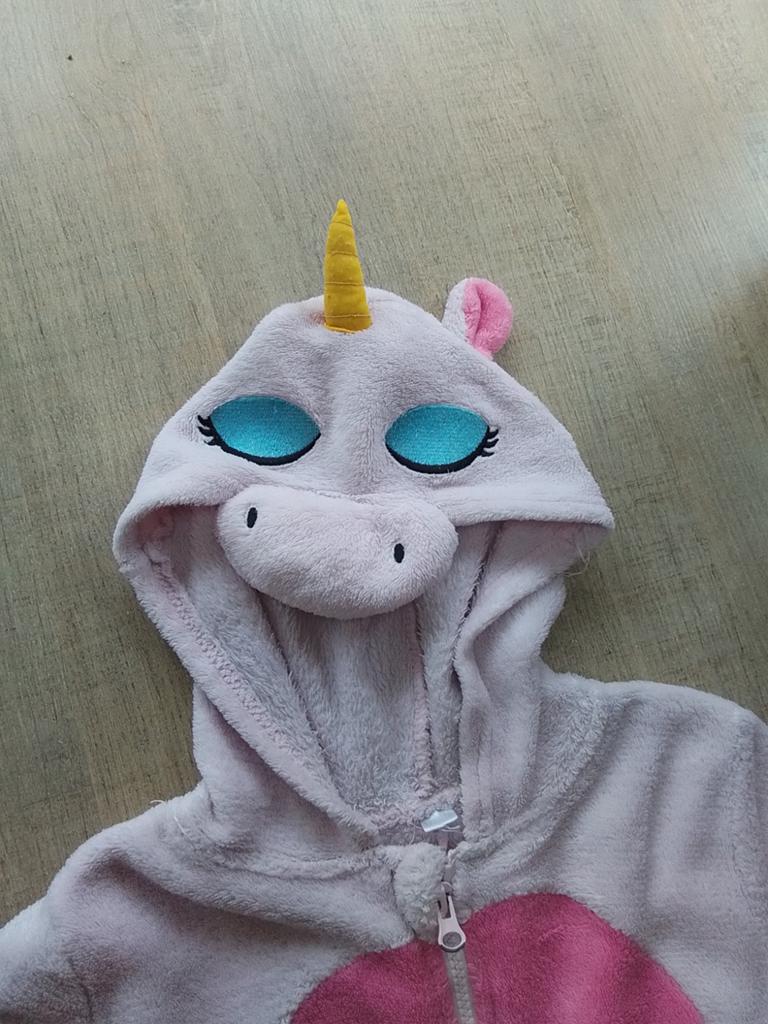 Onesie Eenhoorn Maat 122/128, Ophalen of Verzenden, Gebruikt, Meisje, Overige typen