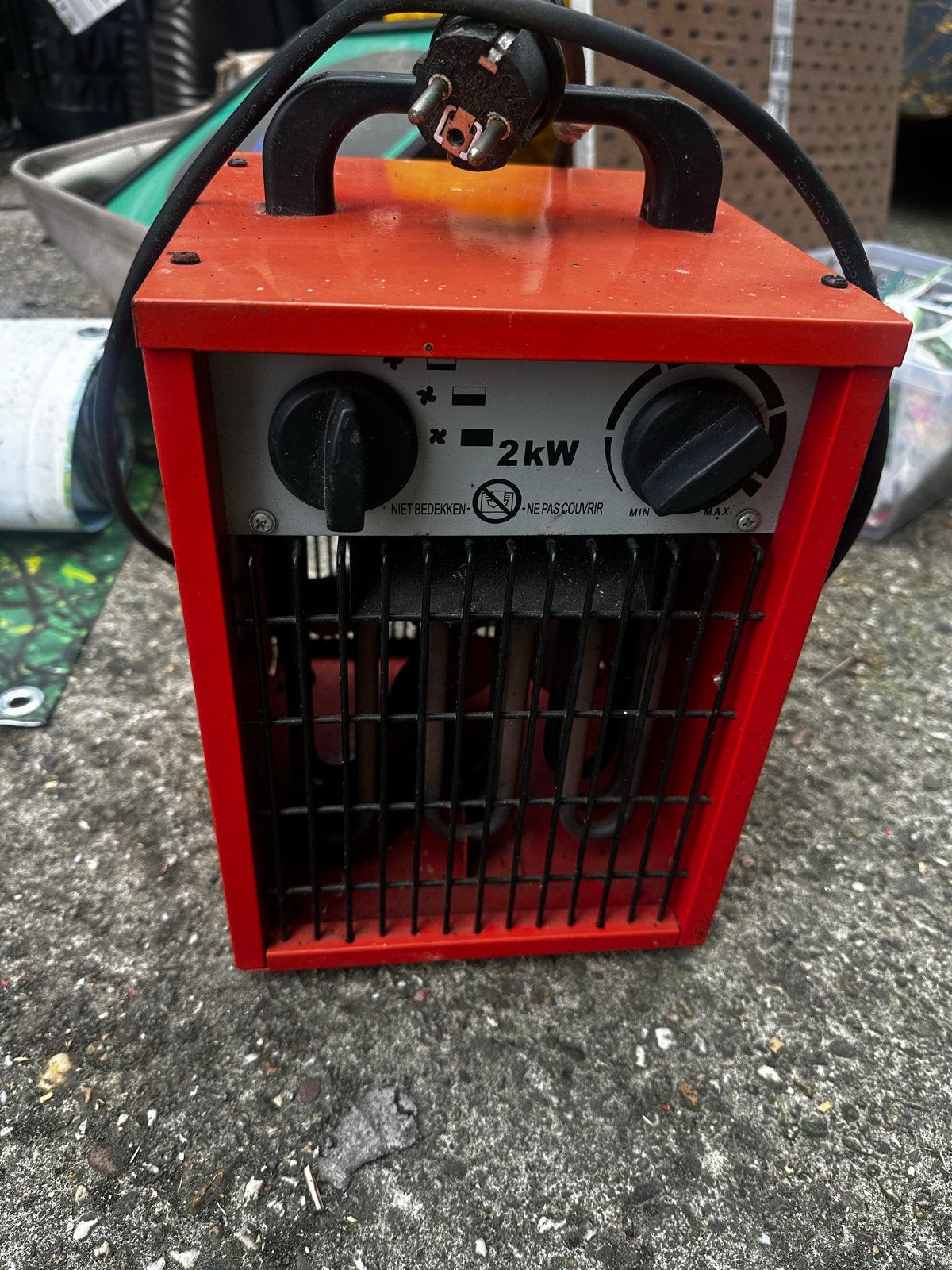 Compacte 2kW elektrische kachel - Ideaal voor kleine ruimtes, Ophalen, Gebruikt, 800 watt of meer, Kachel