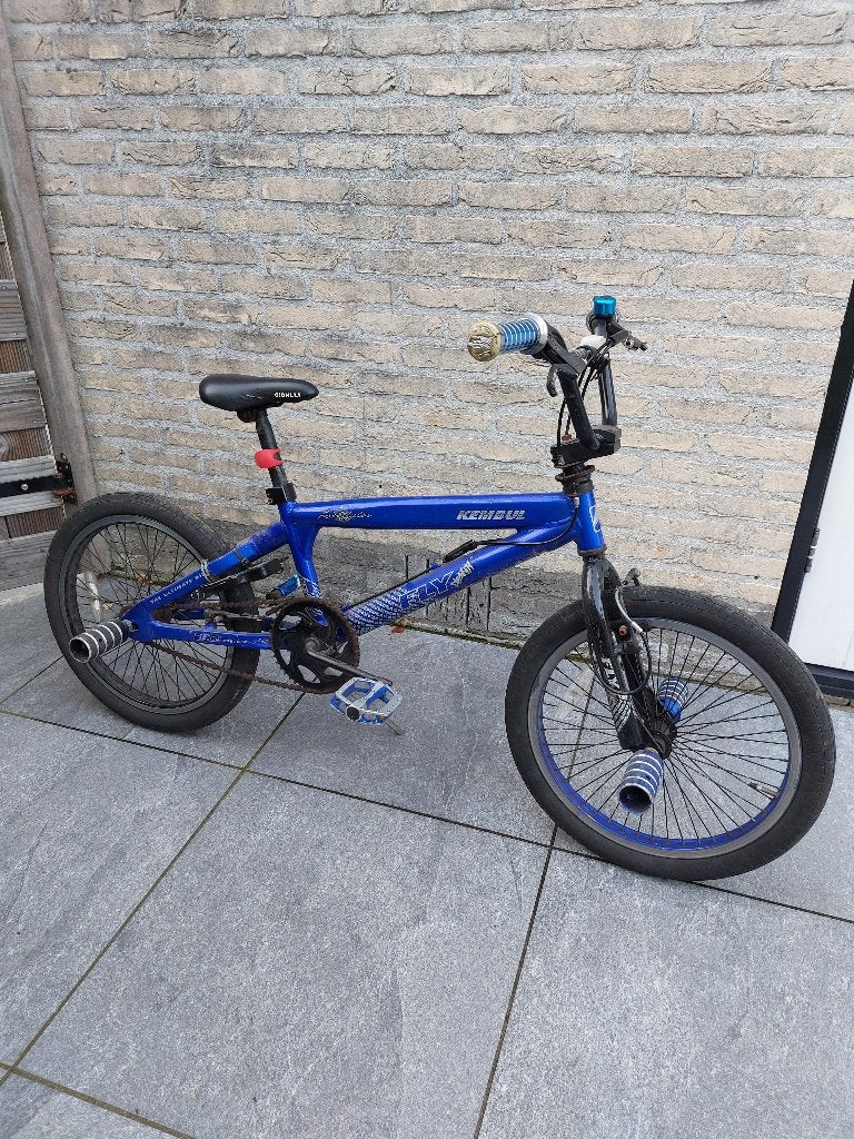 Crossfiets/ bmx/ kembul/ freestyle/ 360 gr. draaibaar stuur., Velgrem, Aluminium, Stuur 360° draaibaar, Ophalen