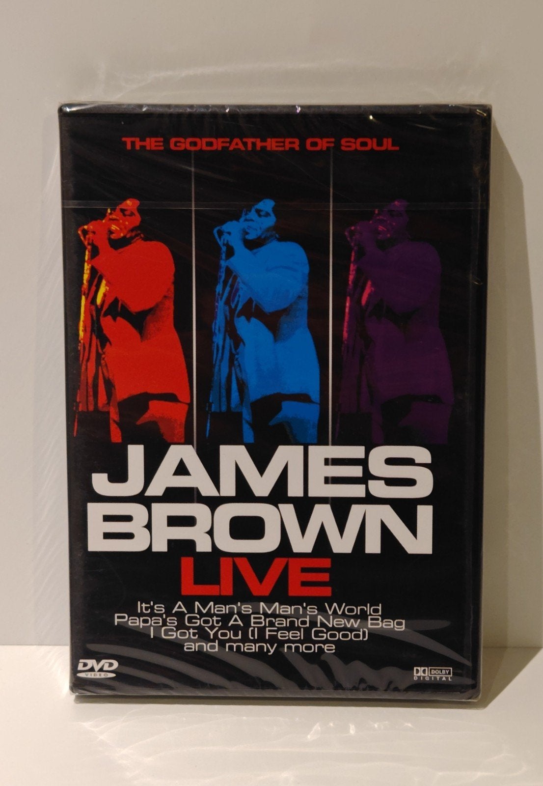 James Brown Live NIEUW ONGEOPEND Soullegende in topvorm dvd, Cd's en Dvd's, Alle leeftijden, Ophalen of Verzenden, Nieuw in verpakking