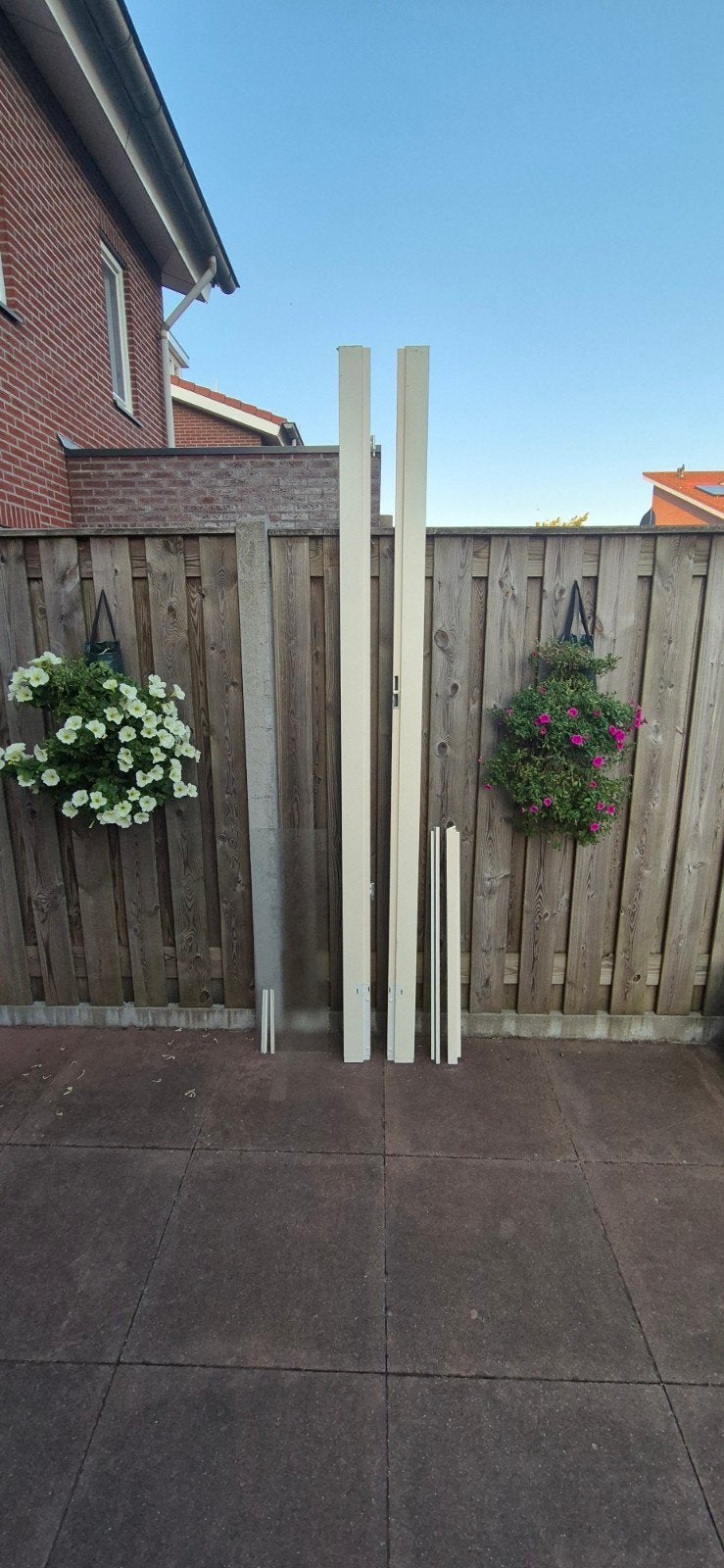 Svedex stalen montagekozijn met bovenlicht – binnendeur 90,4, Gebruikt, Deurkozijn, Metaal, Inclusief glas