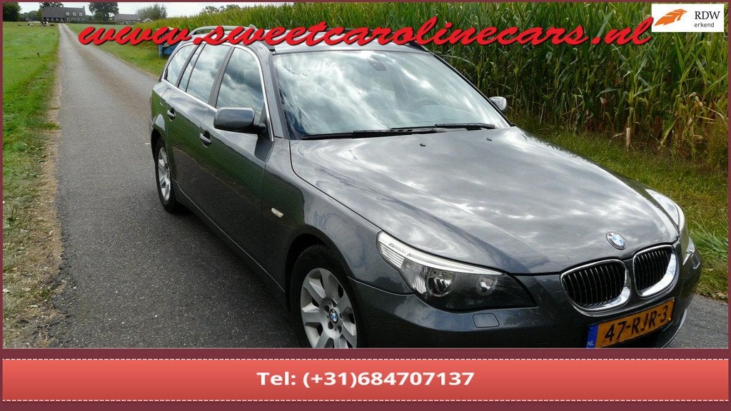 BMW 5-serie Touring 525d Executive,Lmv's,Grootbeeld Navi,Cru, Auto's, BMW, Achterwielaandrijving, Gebruikt, 2000 kg, 1650 kg