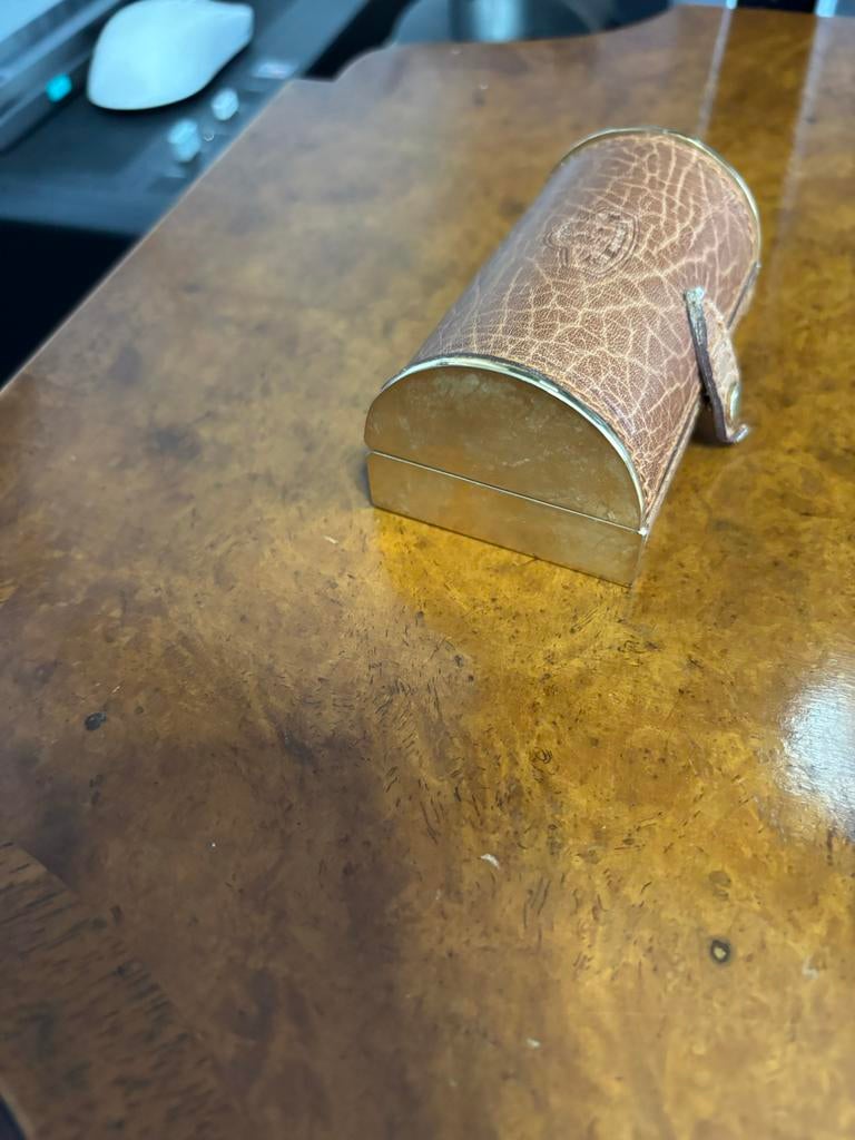 Vintage Reis Scheerset in Leren Etui, Ophalen of Verzenden