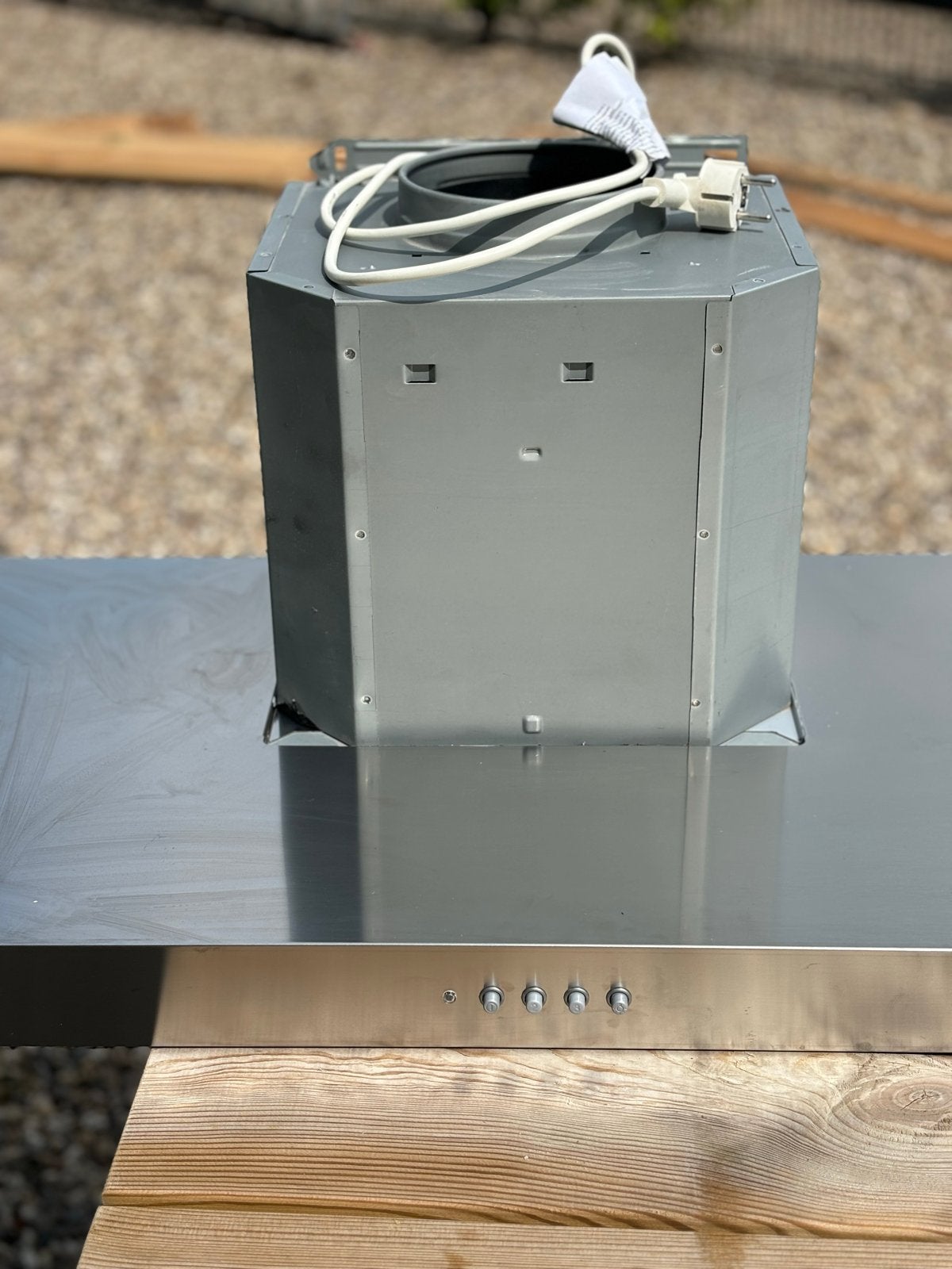 Afzuigkap m system 90 cm breedt- goede staat, Ophalen, Gebruikt, Vrijstaand, Onderbouw afzuigkap