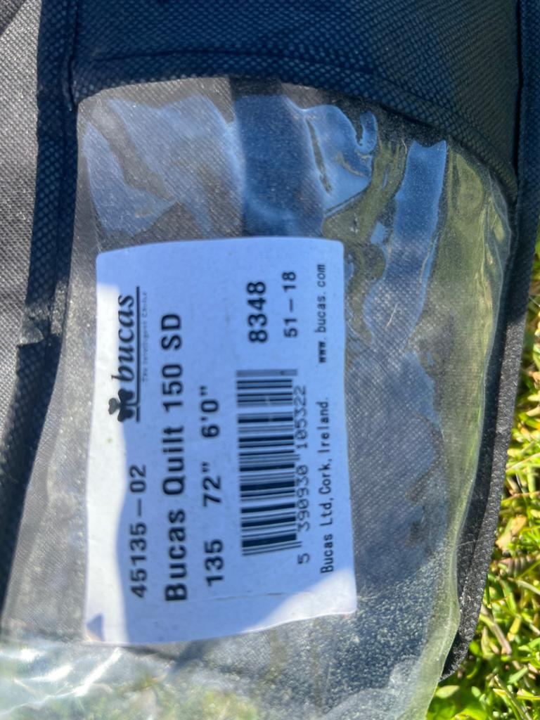 Bucas quilt SD 150gr 185/6.0, Dieren en Toebehoren, Paarden en Pony's | Dekens en Dekjes, Bucas, Gebruikt, 150 g, Ophalen of Verzenden
