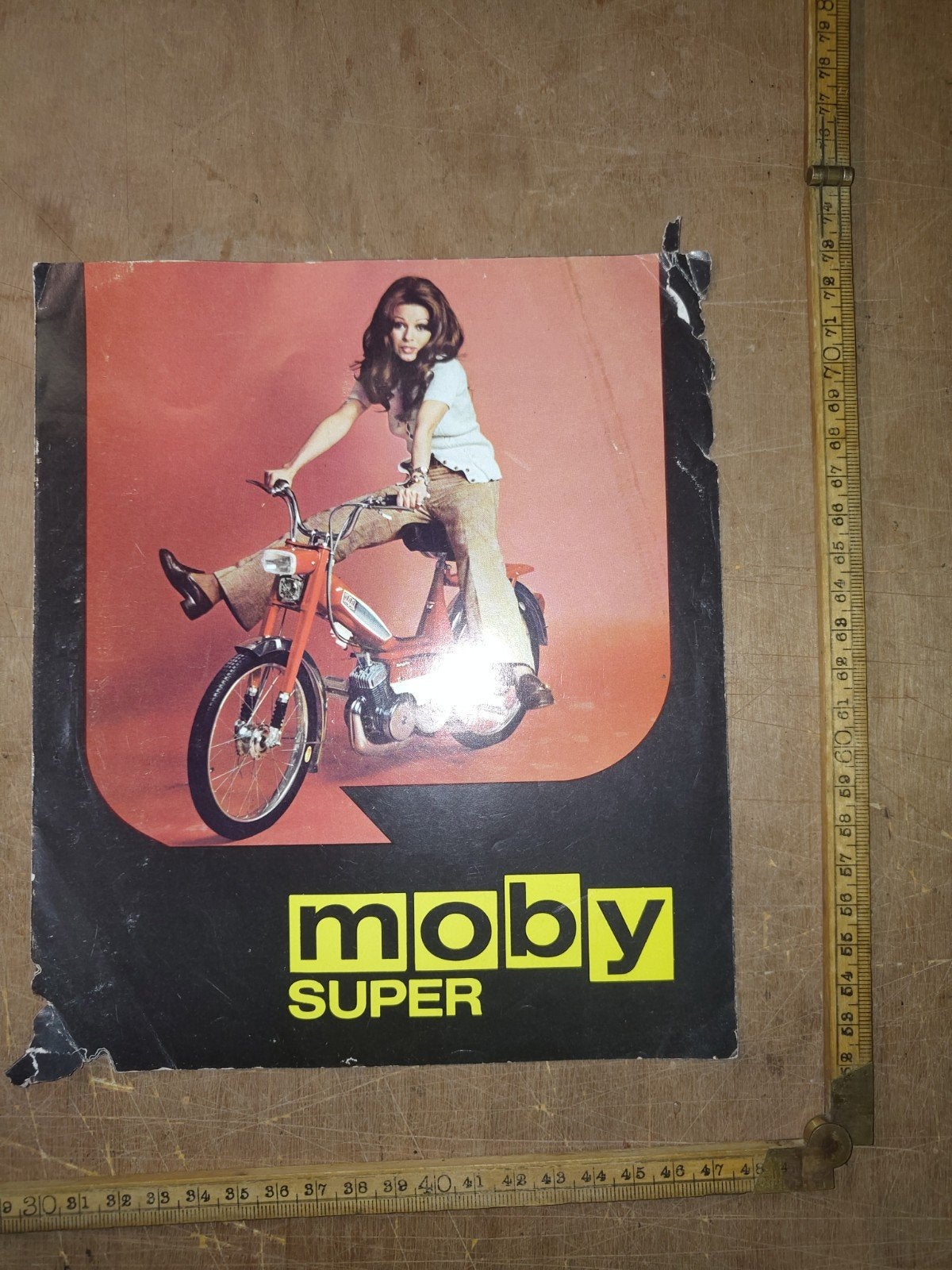 Motobecane SuperMoby Brochure, Ophalen of Verzenden, Gebruikt