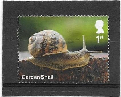 Engeland 2025 Garden Wildlife – Garden Snail, Verzenden, Gestempeld