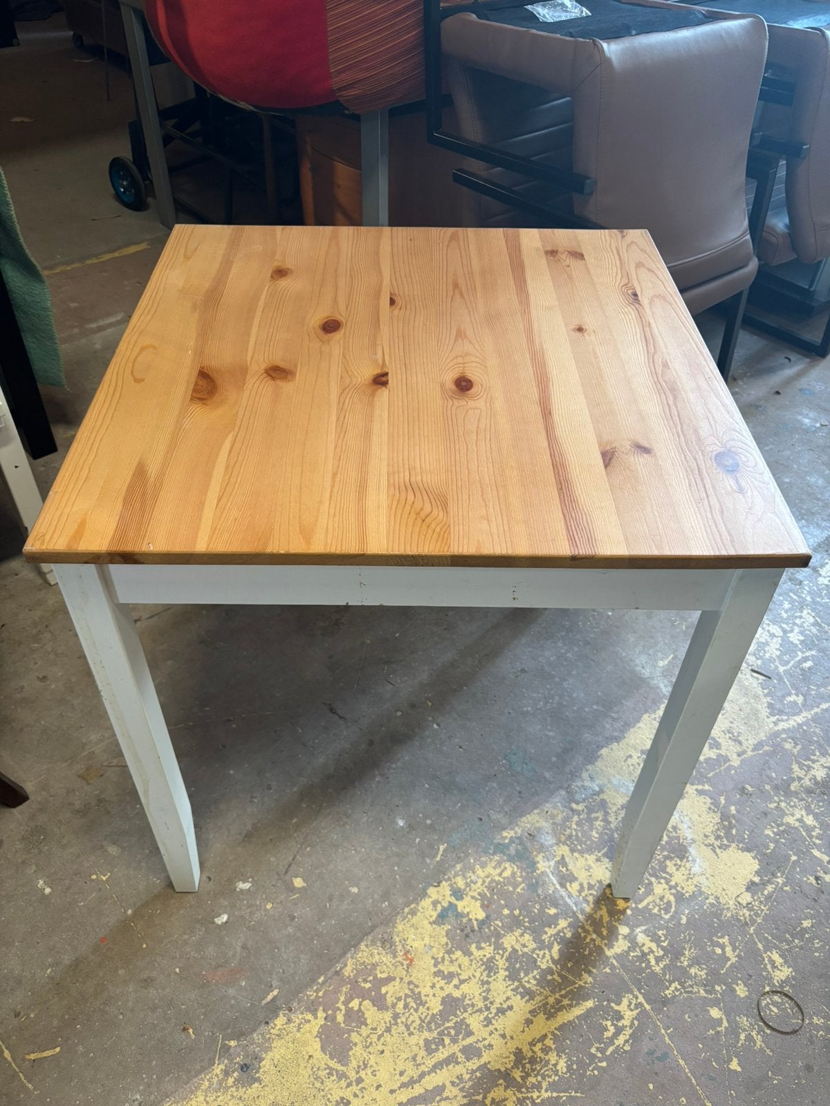Kleine tuin/eet/keuken tafel - 75x75x75H, Ophalen, 1025xe, Zo goed als nieuw, Re