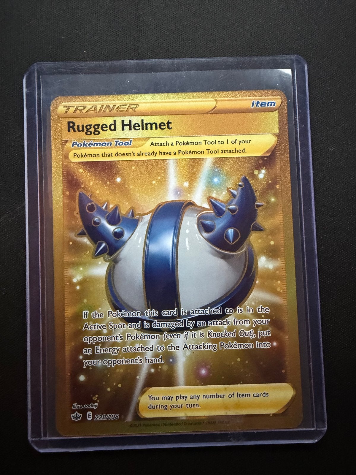 Rugged Helmet 228/198, Ophalen of Verzenden, Zo goed als nieuw, Losse kaart, Foil