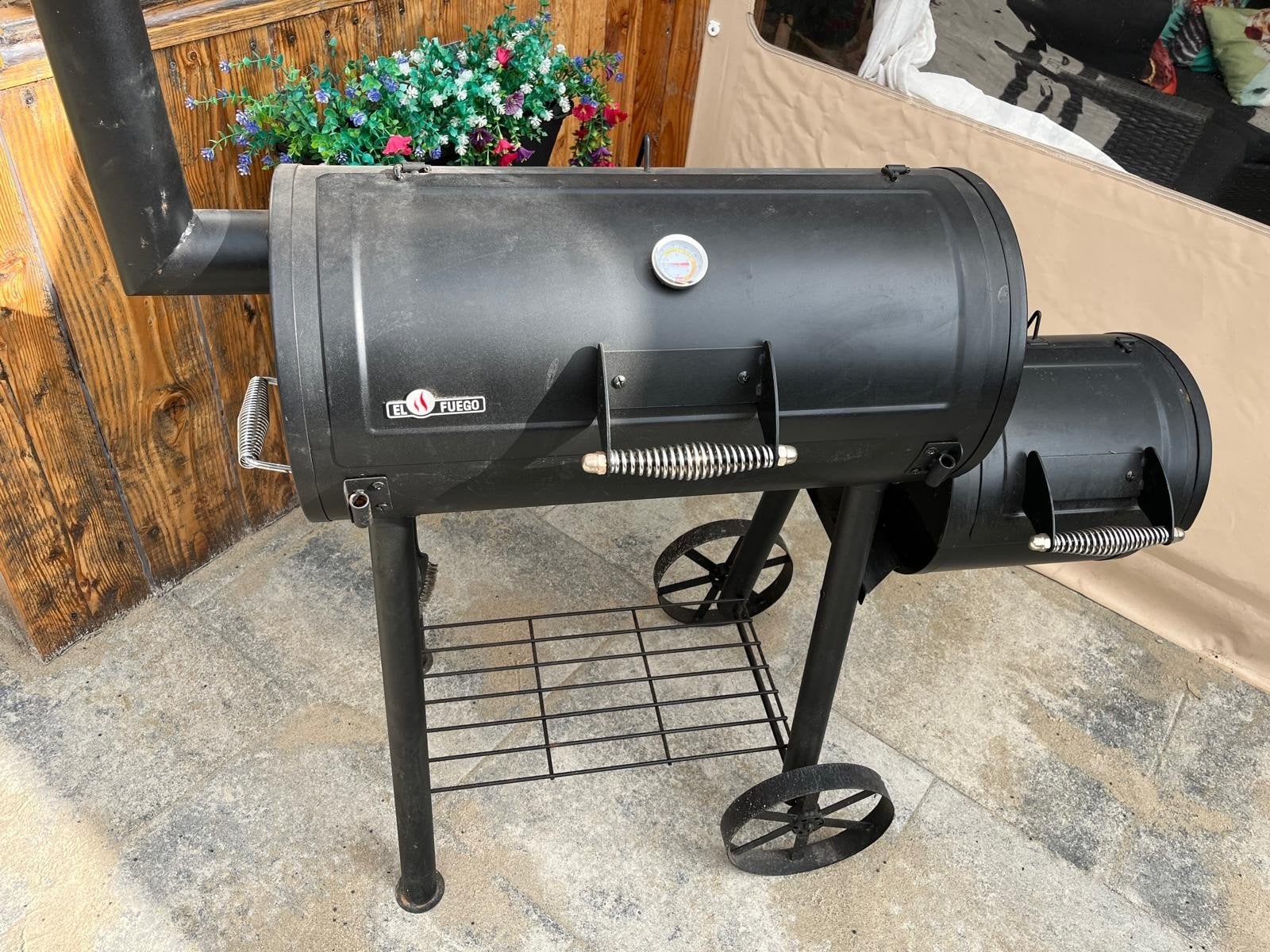 El Fuego bbq/ rookoven, Ophalen, Zo goed als nieuw, El Fuego