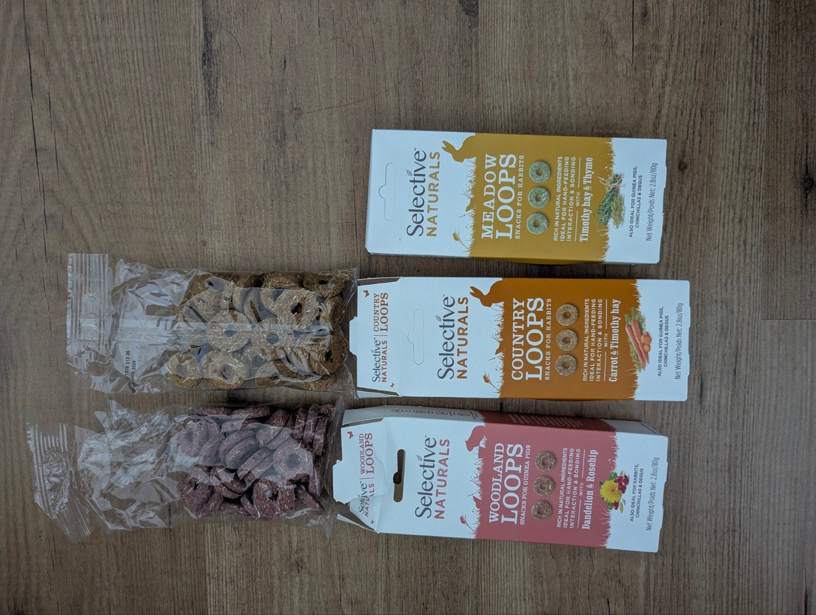 Selective naturals, Verzenden