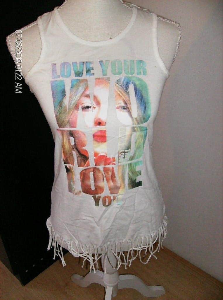 leuk shirt met franjes, Ophalen of Verzenden, Zo goed als nieuw, Meisje, Shirt of Longsleeve