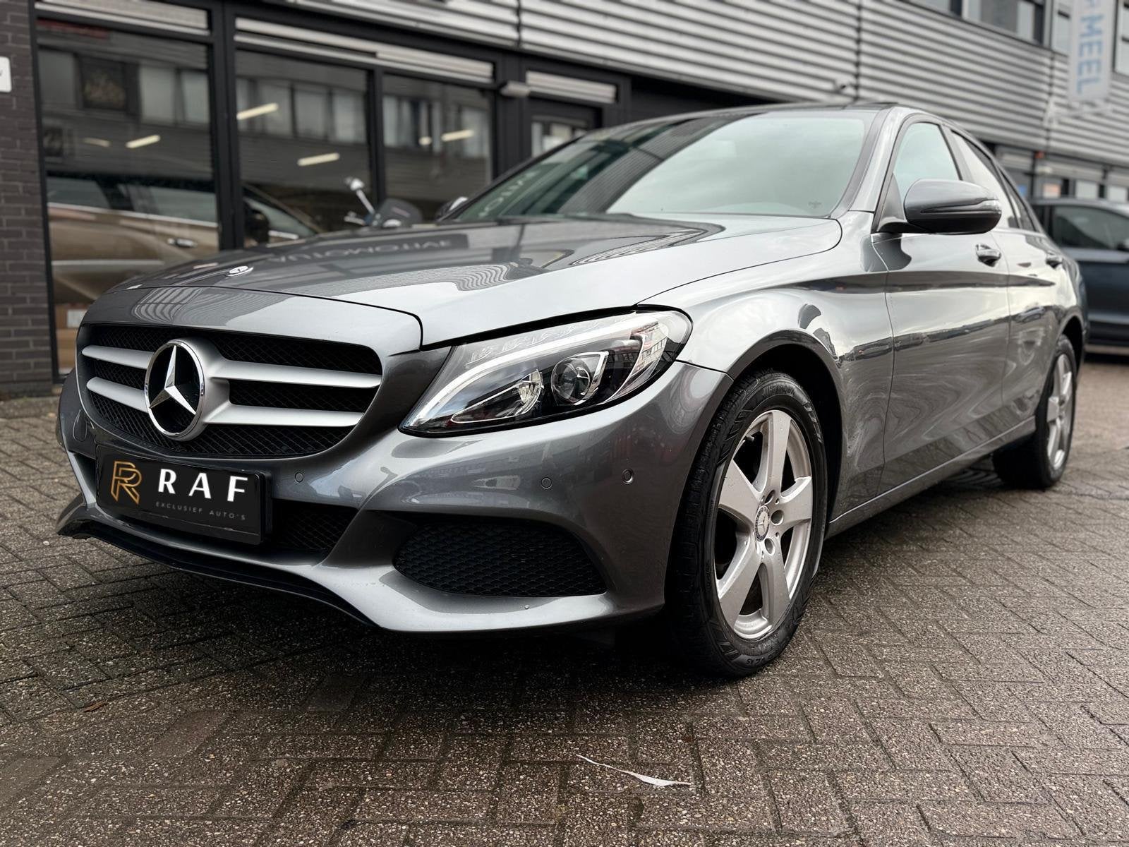 Mercedes-Benz C-klasse 200 CDI,Schuifkanteldakautomaat,leer,, Automaat, Gebruikt, Zwart, 4 cilinders