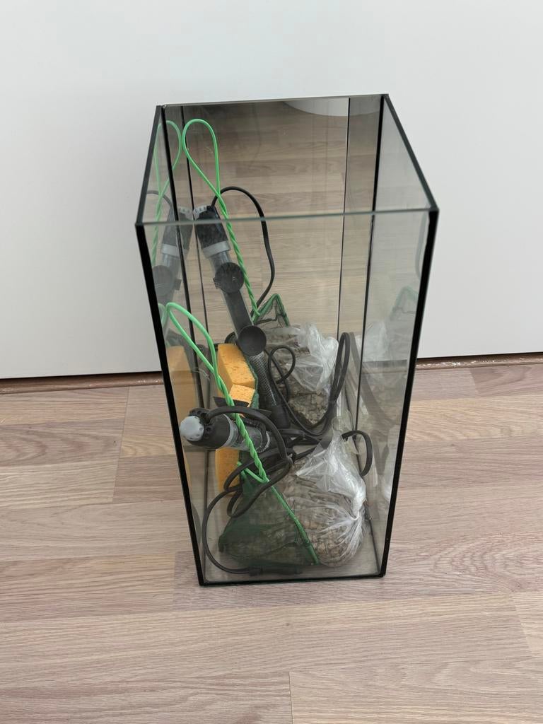 Vissenkom met toebehoren, Ophalen, Gebruikt, Leeg aquarium