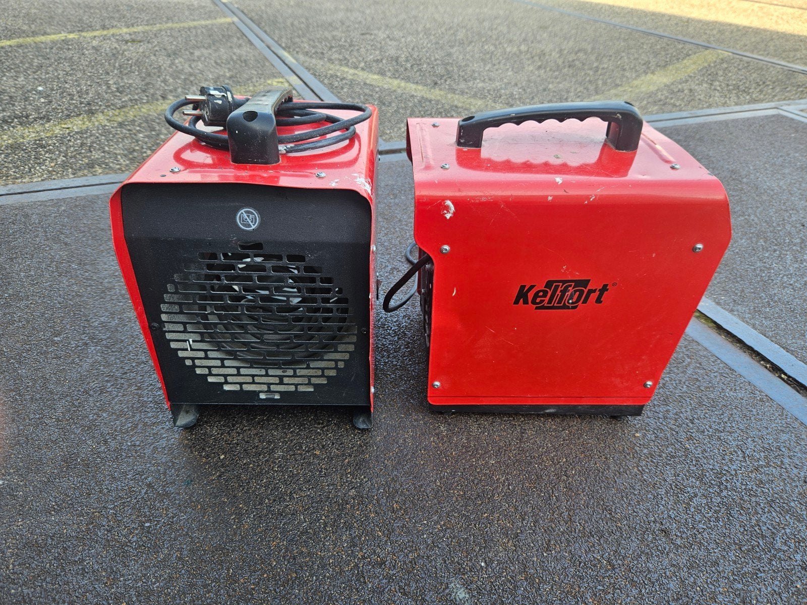 Kelfort KEL-SQ 2000 Elektrische Kachel 2kW, Ophalen, 30 tot 80 cm, Gebruikt, Kachel