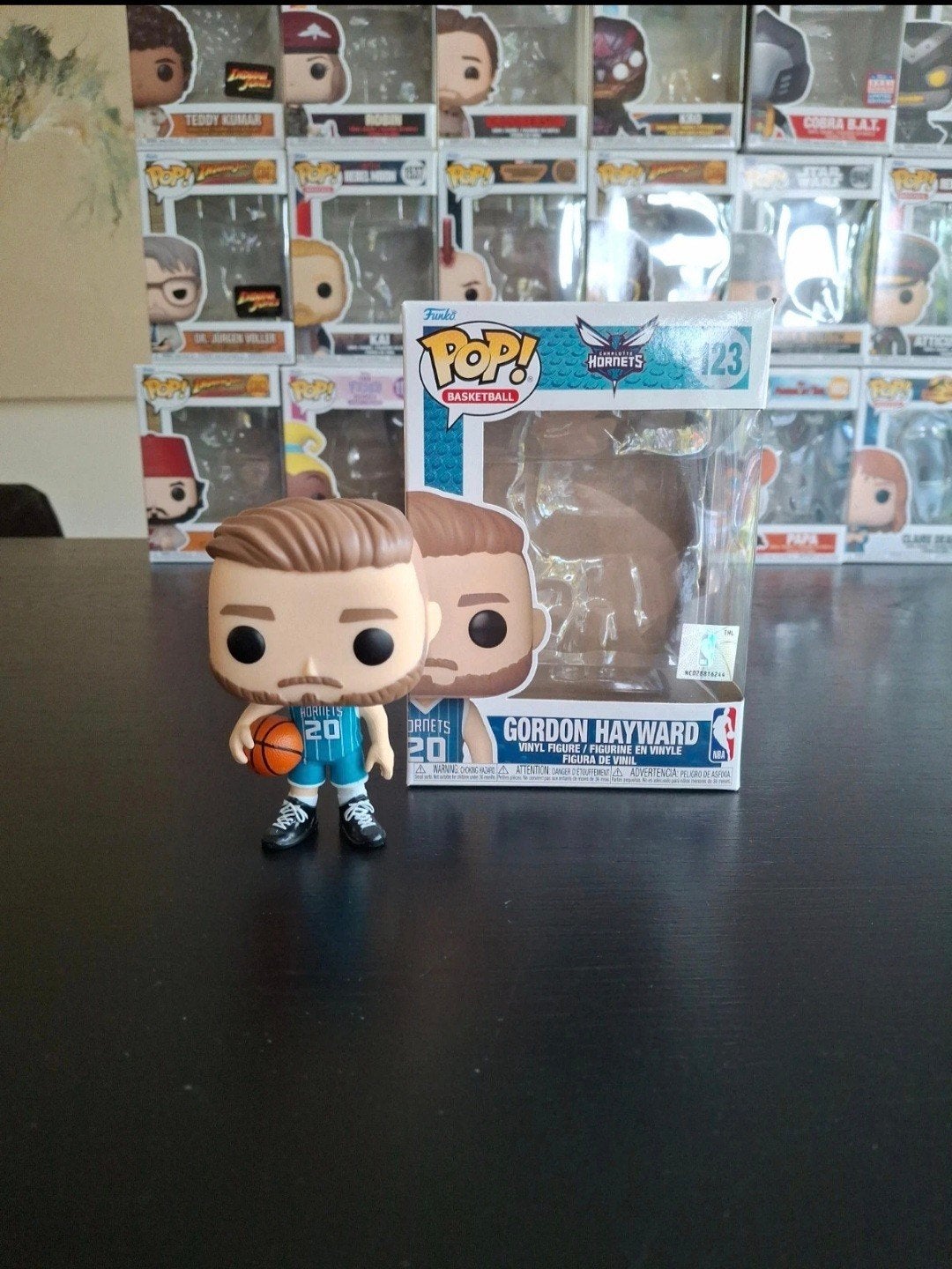 Funko Pop! Gordon Hayward Charlotte Hornets NBA, Ophalen of Verzenden, Zo goed als nieuw