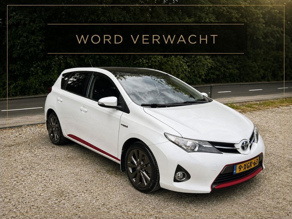 Toyota Auris 1.8 Hybrid |Panorama|Navigatie|Xenon, Euro 5, Gebruikt, 4 cilinders, Wit