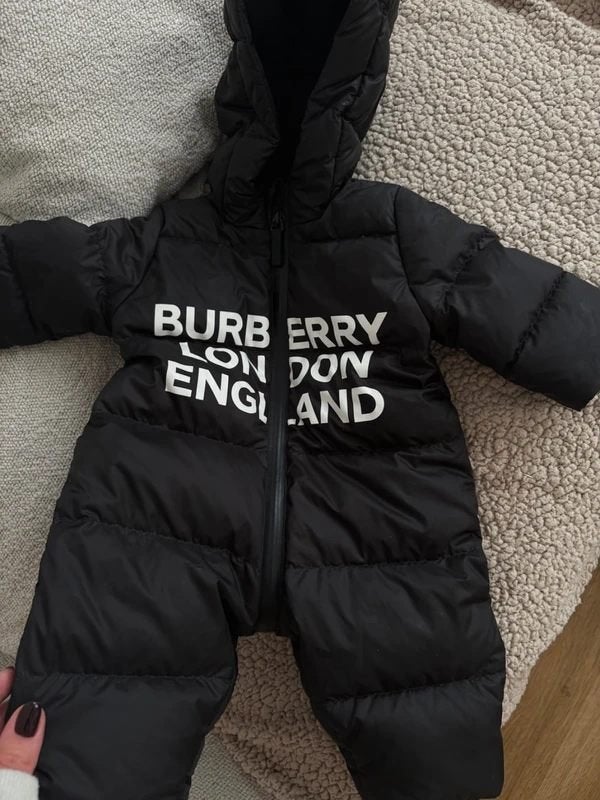 Burberry baby jas (skijas) snowsuit, Jongetje of Meisje, Ophalen of Verzenden, Zo goed als nieuw, Jasje