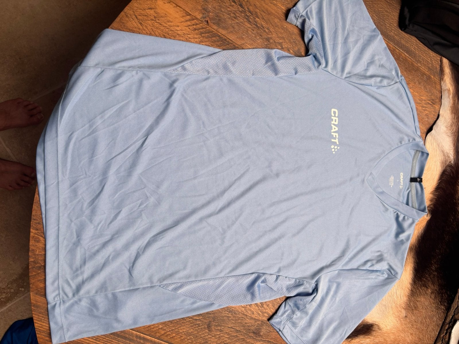 Craft technisch shirt maat L, Kleding | Heren, Sportkleding, Maat 52/54 (L), Blauw, Ophalen of Verzenden, Zo goed als nieuw