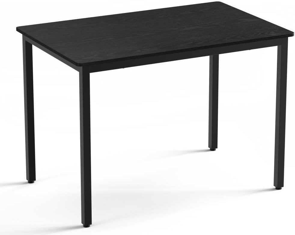 VASAGLE eettafel zwart 120  60 cm – goede staat, Ophalen, Overige materialen, Gebruikt, 100 tot 150 cm