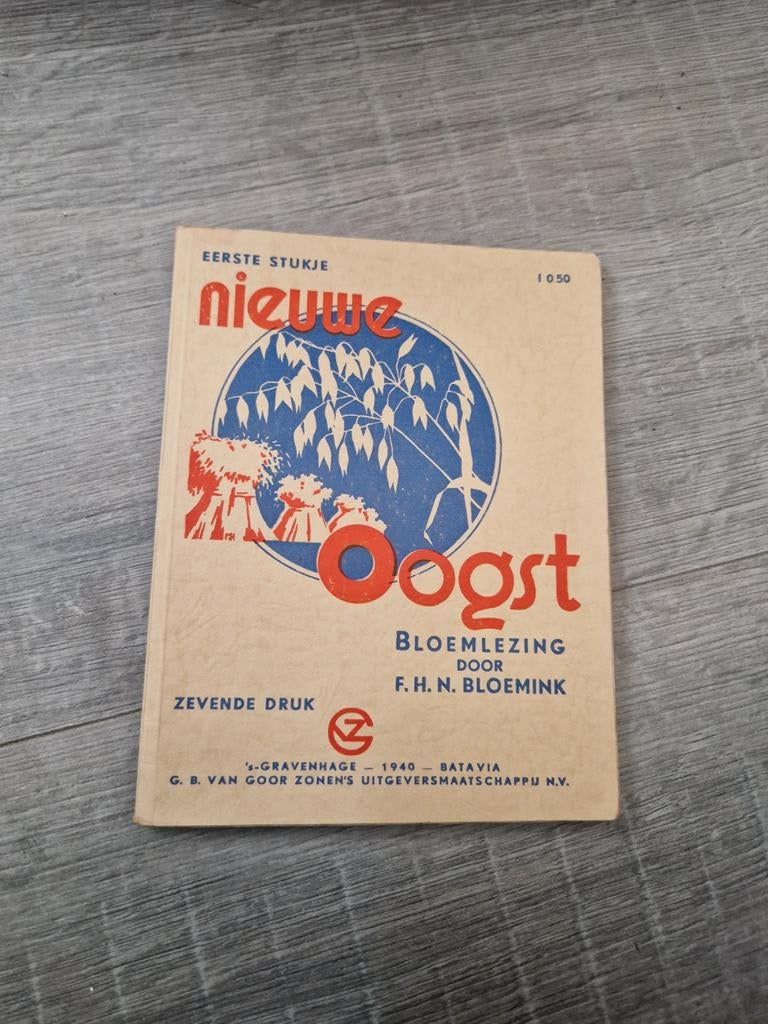 Nieuwe Oogst - Bloesemlezing door F.H.N. Bloemink (1940), Antiek en Kunst, Ophalen of Verzenden, F.H.N. Bloemink